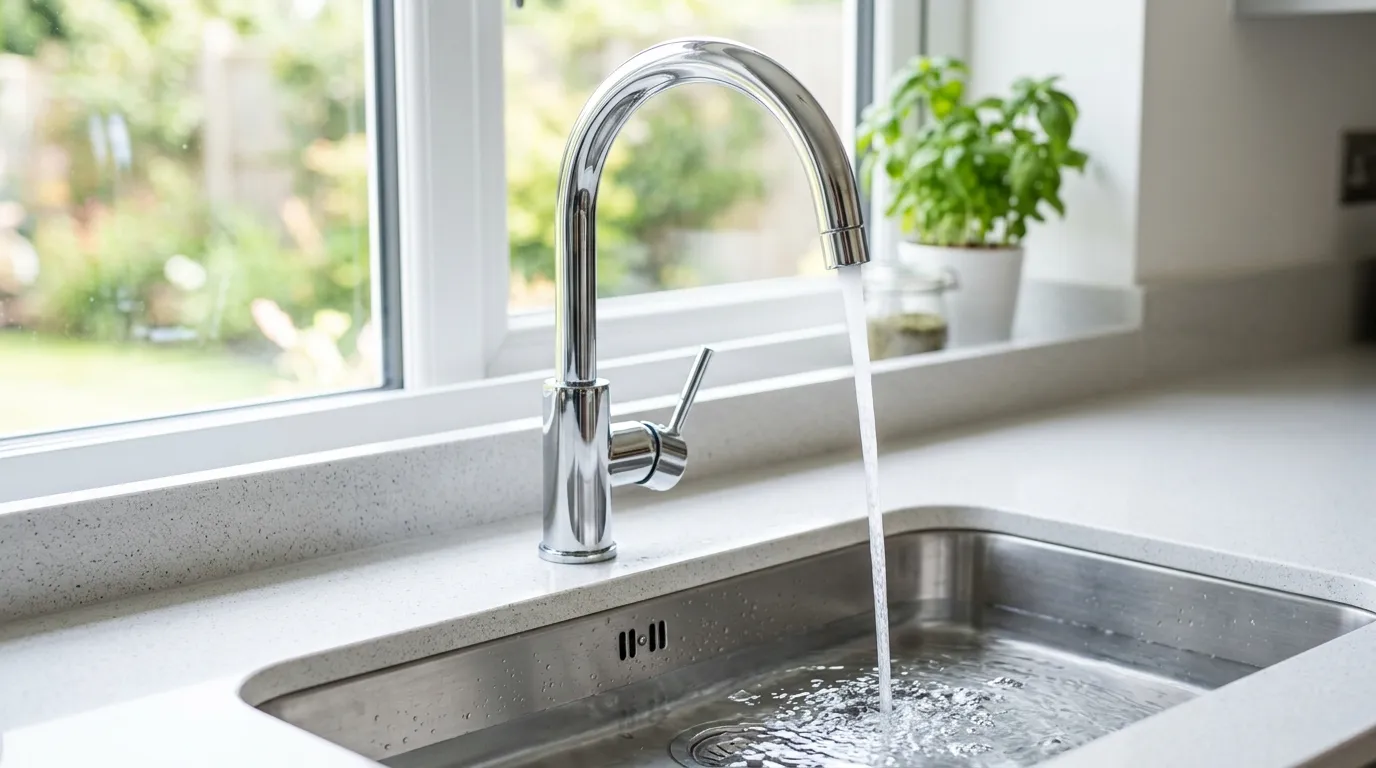Local Plumbing Master Pros same day plumber fixing a faucet in Leesburg, AL